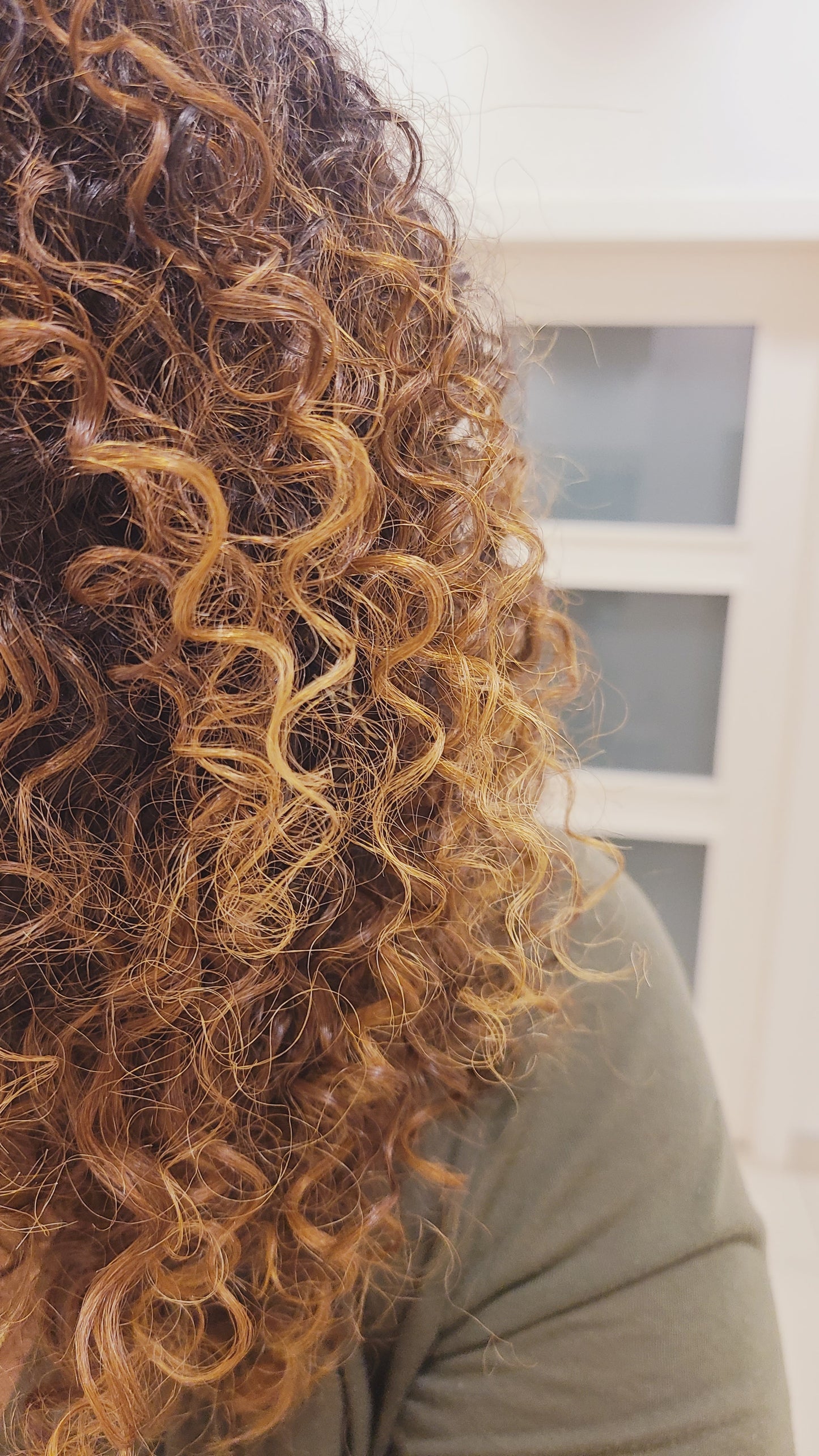Curly hair