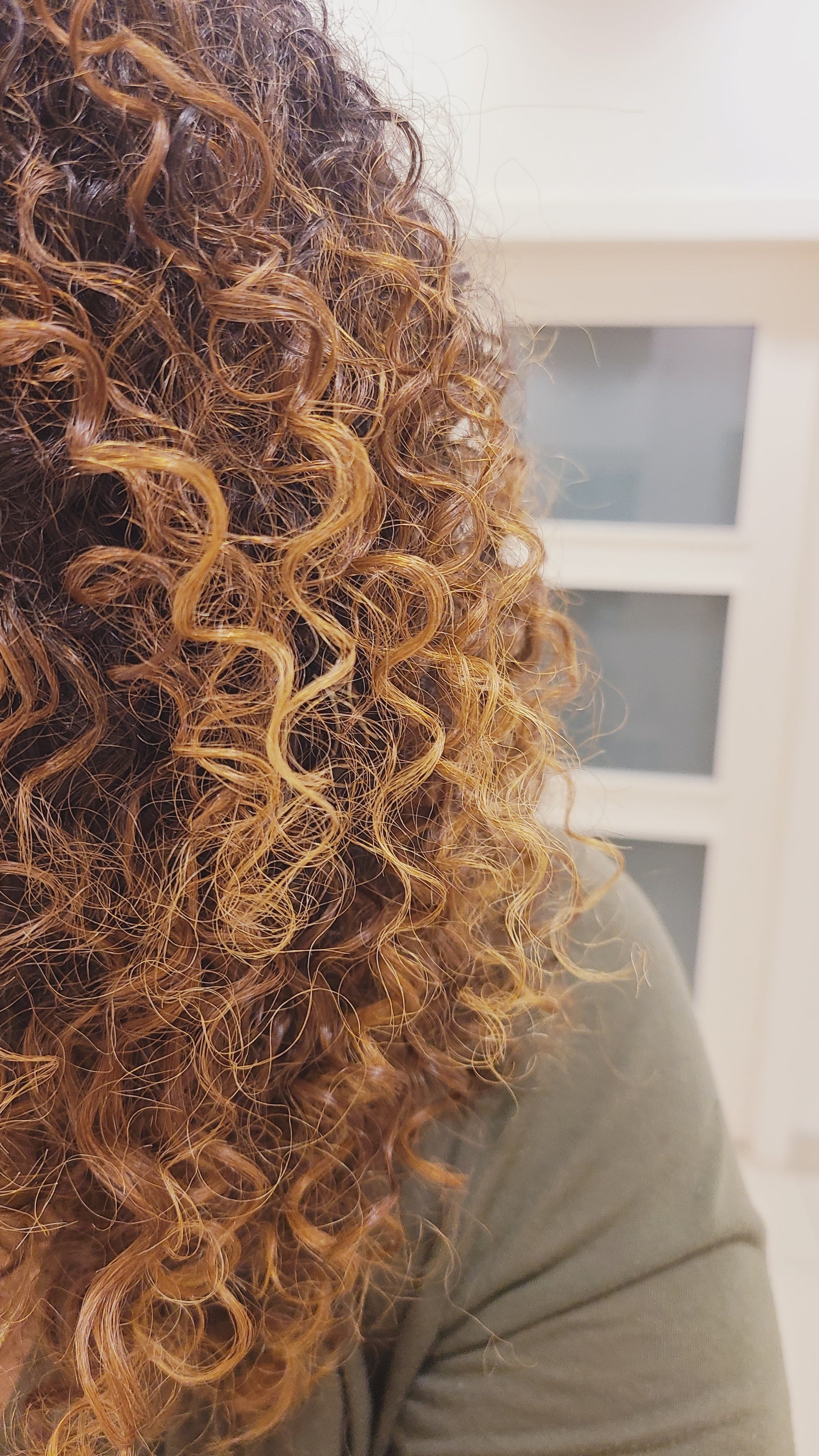 Curly hair