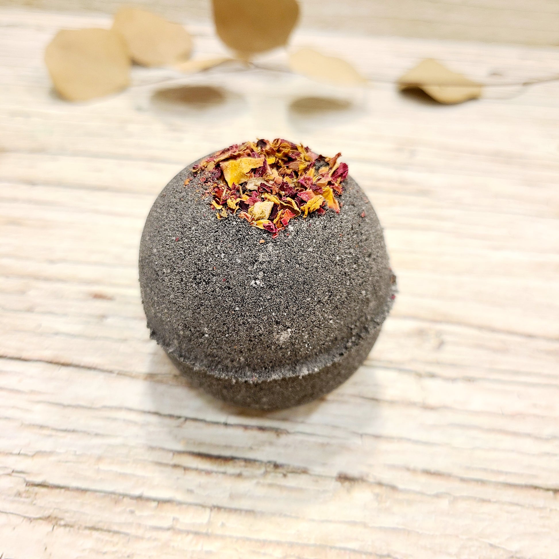All Natural Bath Bomb | Orange-Eucalyptus-Activated Charcoal ABD Naturals