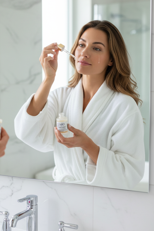 AquaShield Serum/ Hydrating & Strengthening / Hyaluronic Acid, Ceramides & Niacinamide