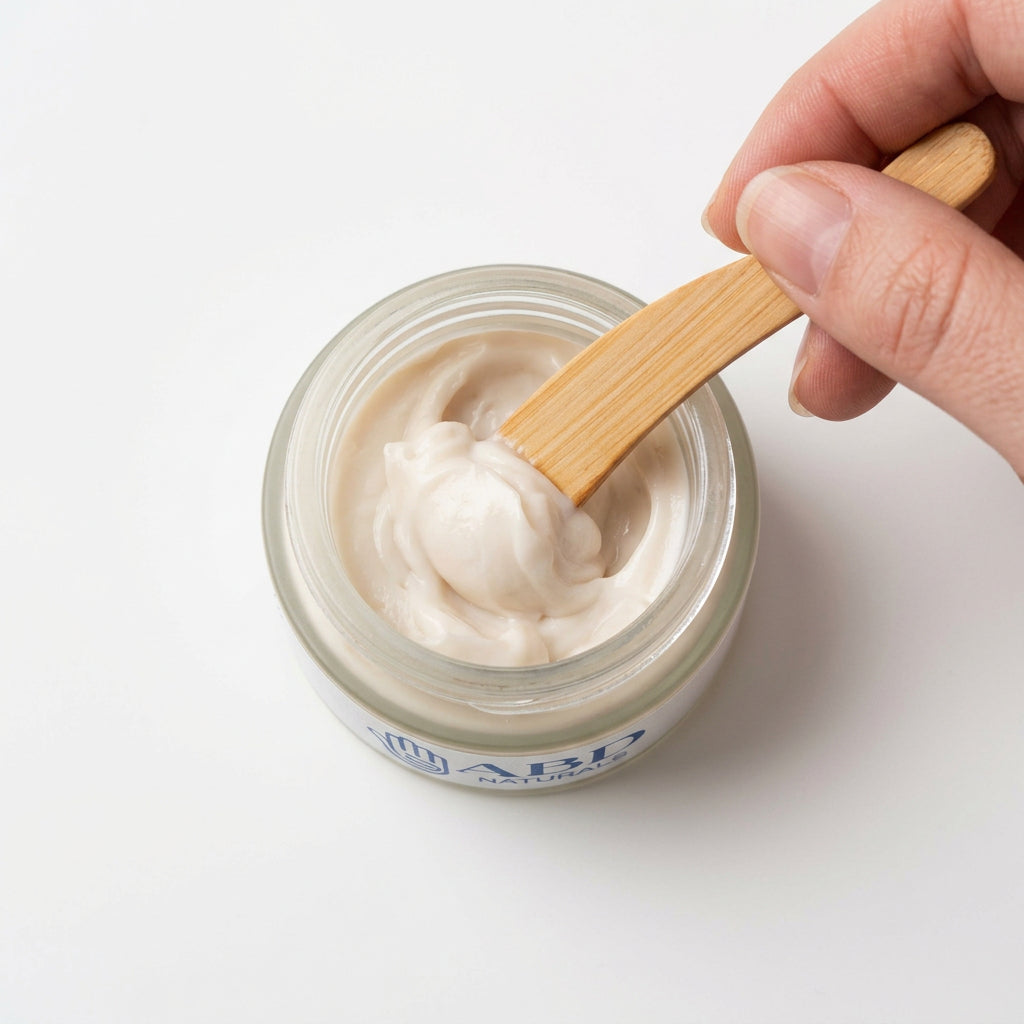 Eclaradiant brightening moisturizer by ABD Naturals, used for fading the look of dark spots and uneven skin tone