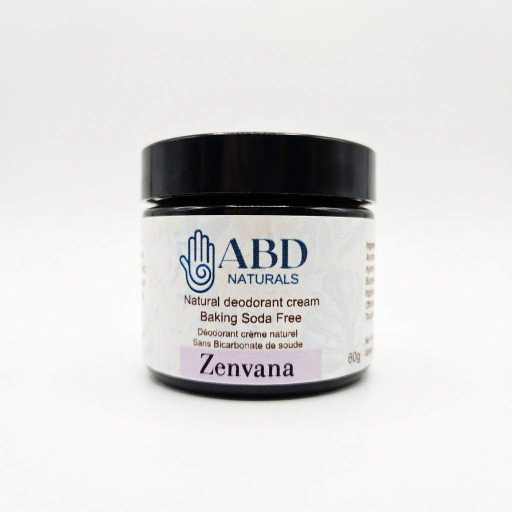 Aluminum-free natural deodorant cream for all-day underarm odor protection