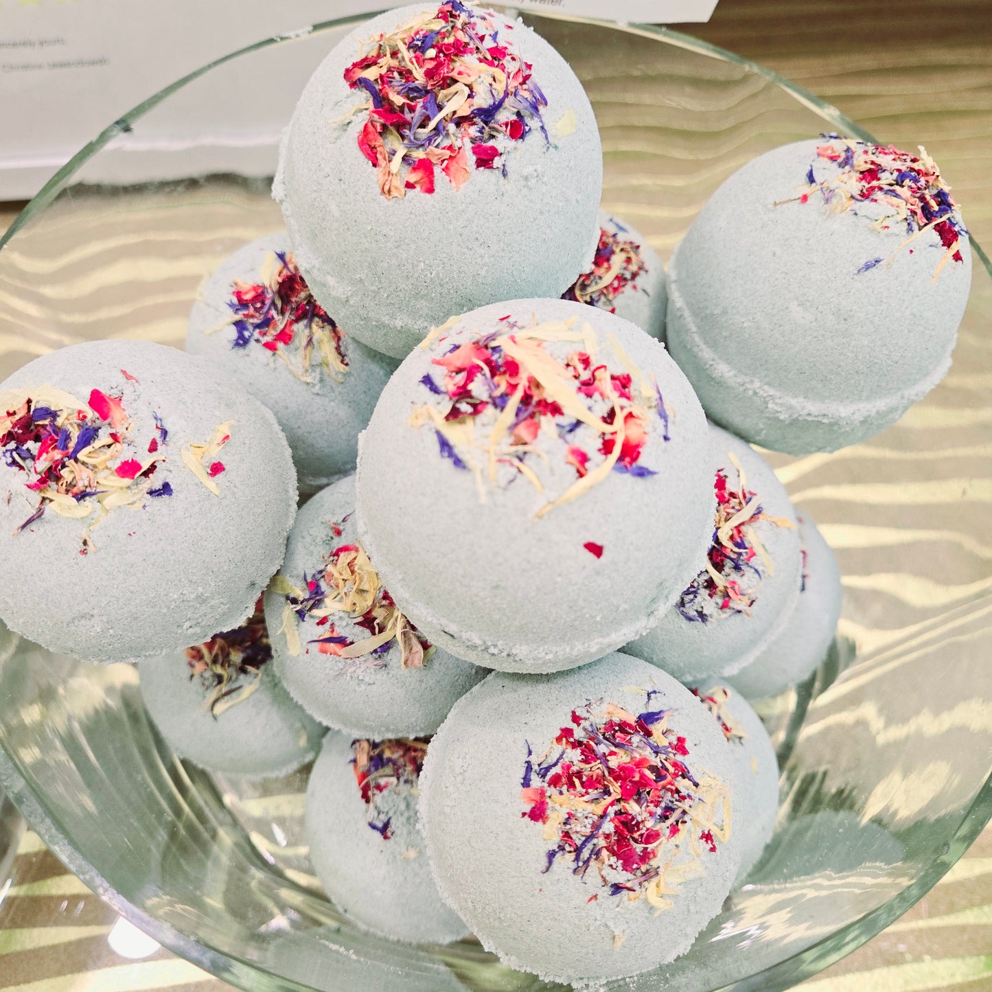 All Natural Bath Bomb | Spirulina | Lemongrass