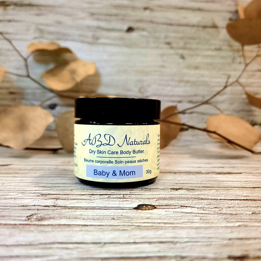 Dry skin care Body Butter Baby & Mom ABDnaturals