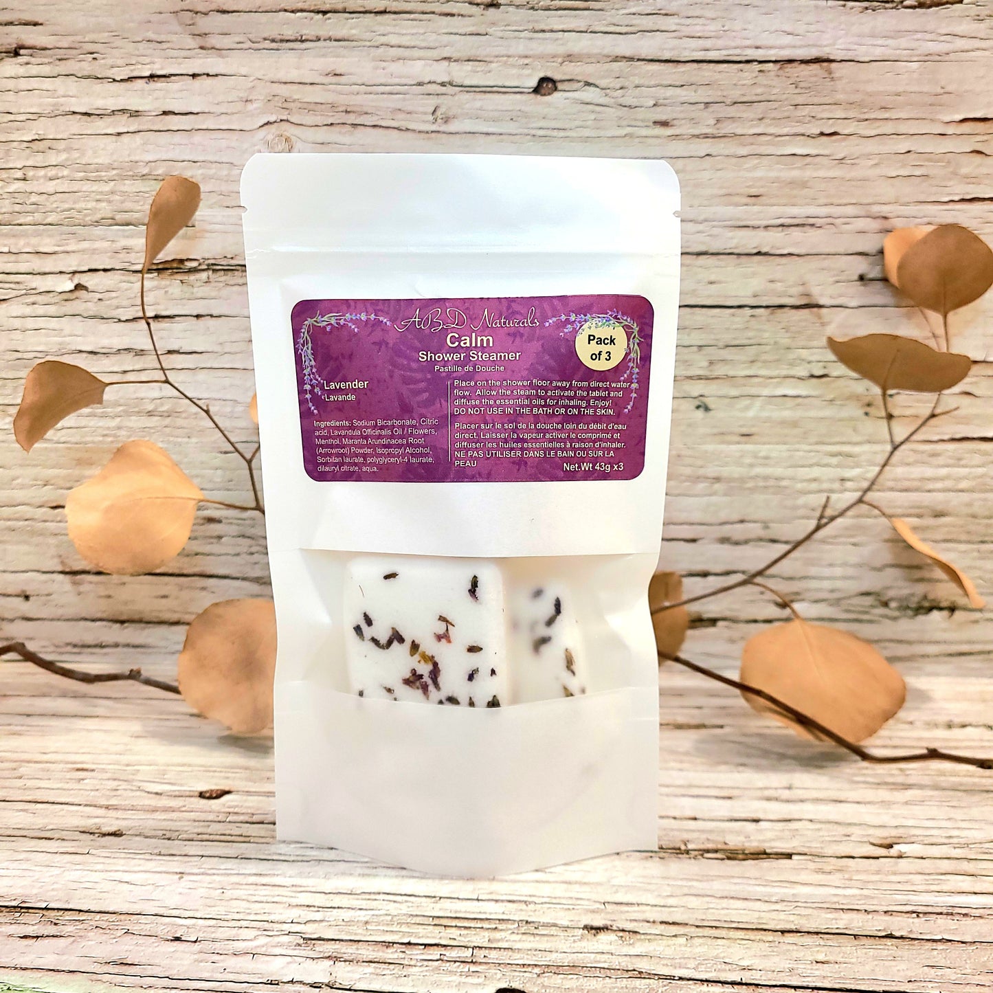 Calm Shower Steamers ABD Naturals
