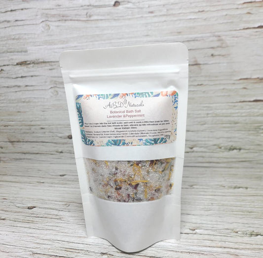 Botanical bath salt- Relaxing herbal soak ABDnaturals