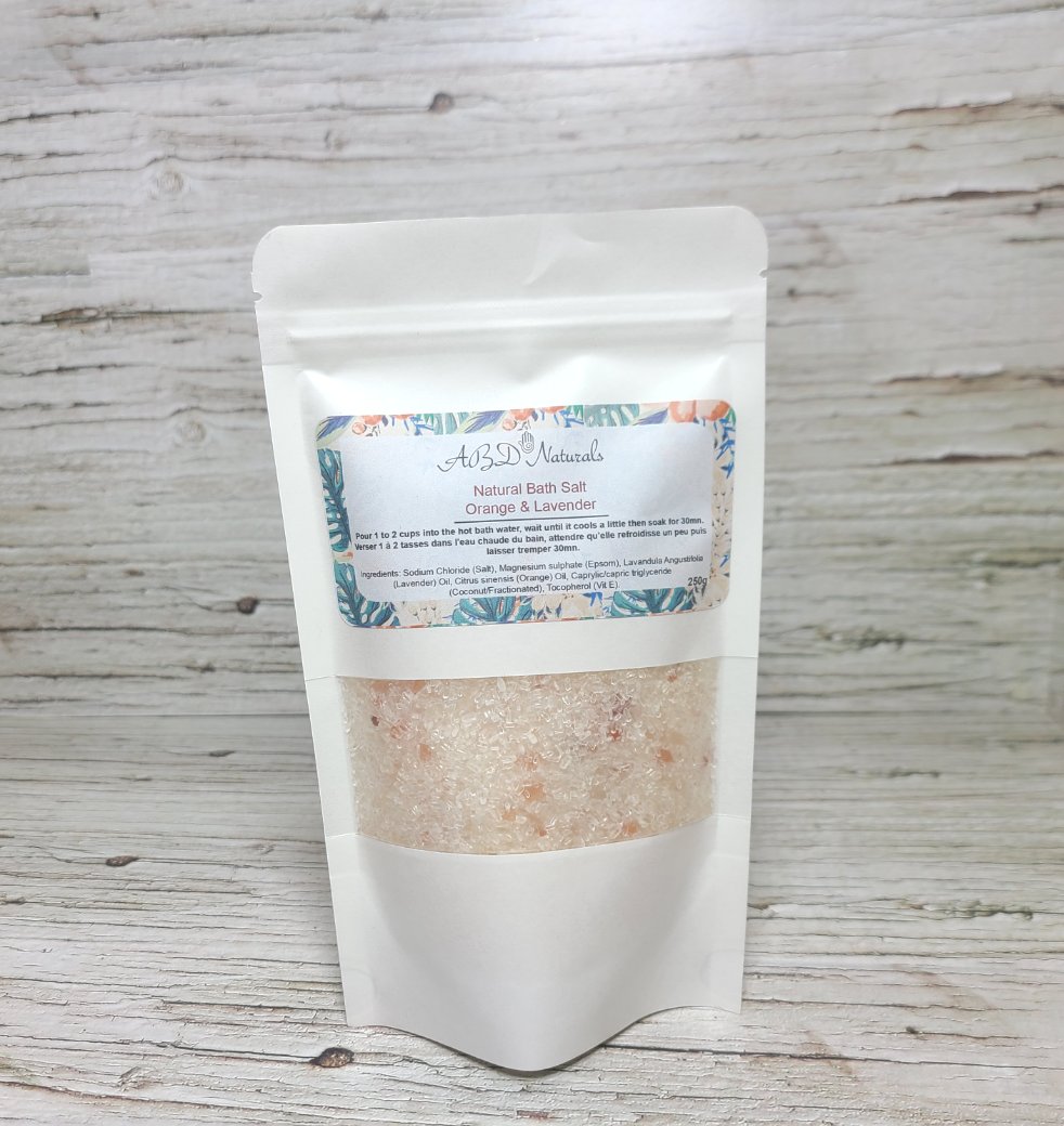 Natural relaxing bath salt ABD Naturals