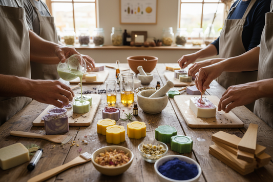soap making class in St.Albert Edmonton at ABD Naturals