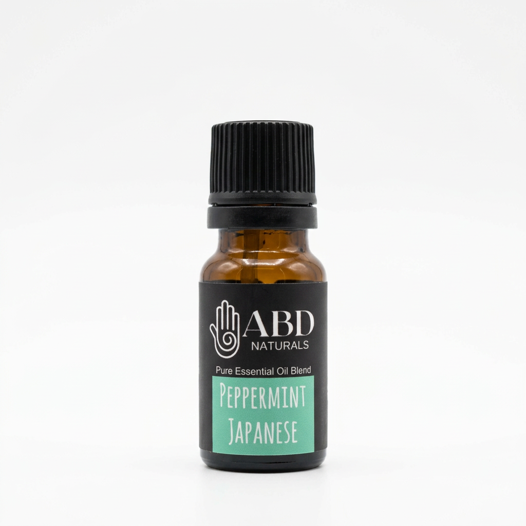 Japanese peppermint essential oil for a cooling, energizing diffuser scent