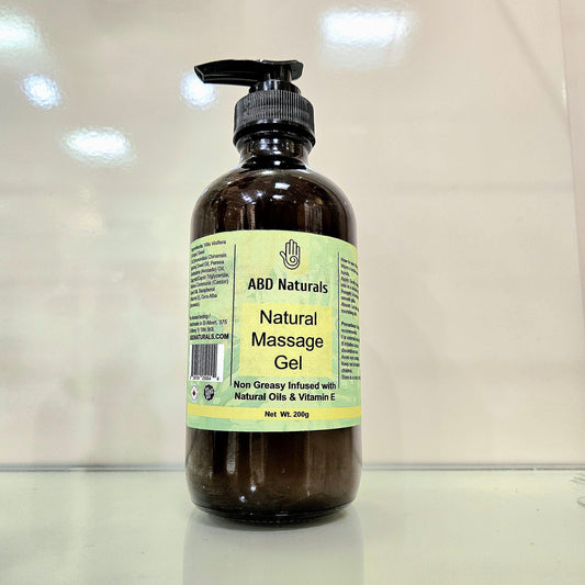 Natural massage gel at ABD Naturals