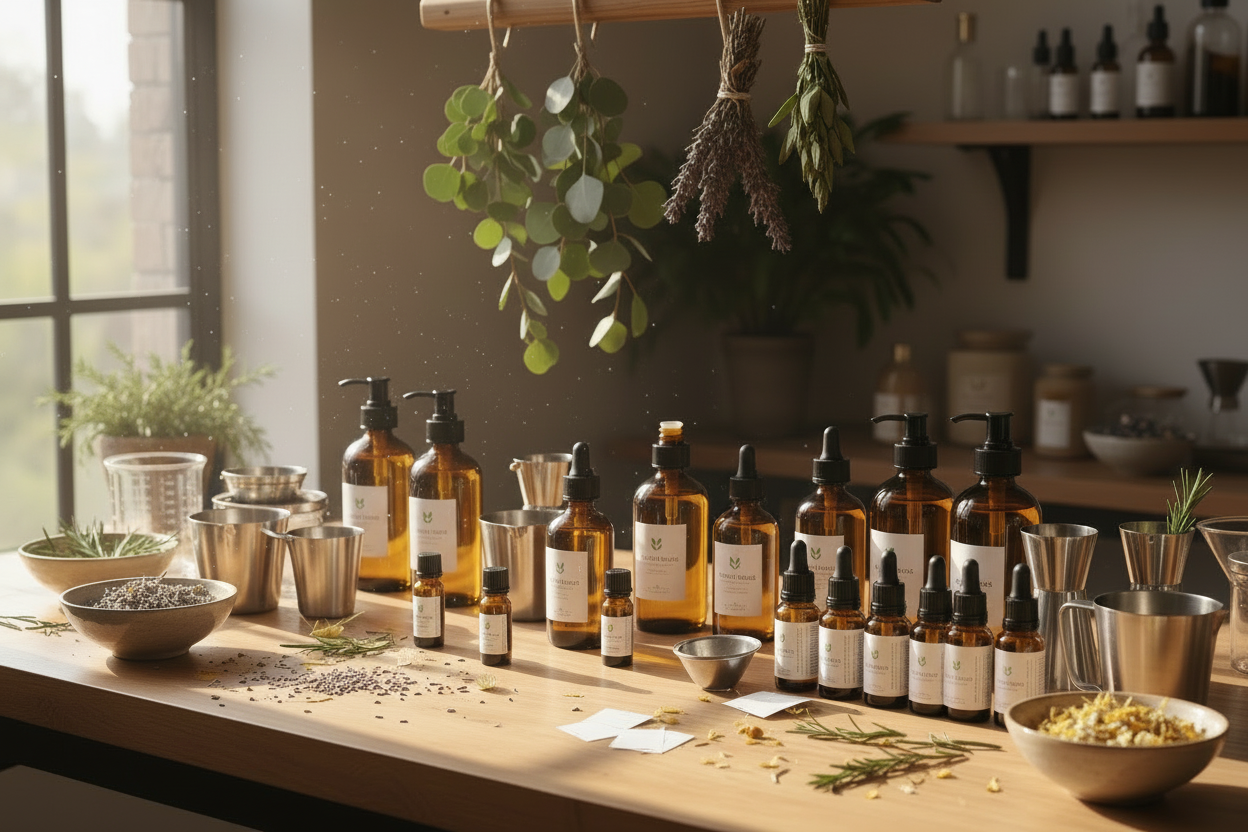 body oil class at ABD Naturals