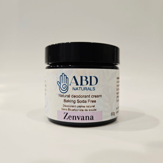 All Natural aluminum free deodorant cream.