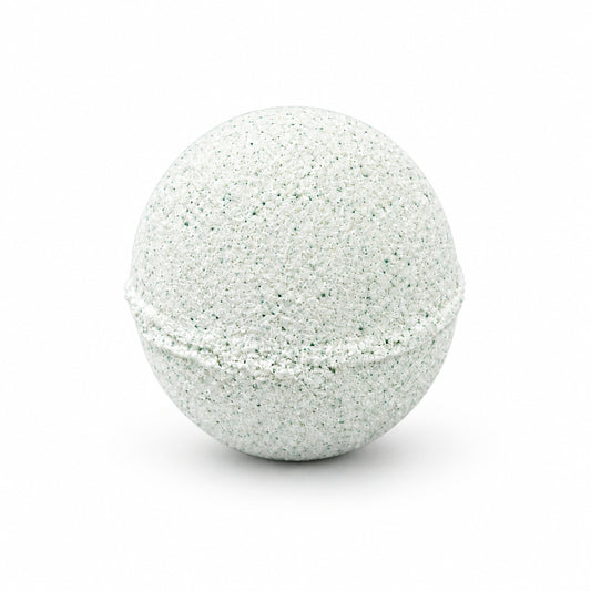 Lemongrass peppermint bath bomb for a refreshing, invigorating bath