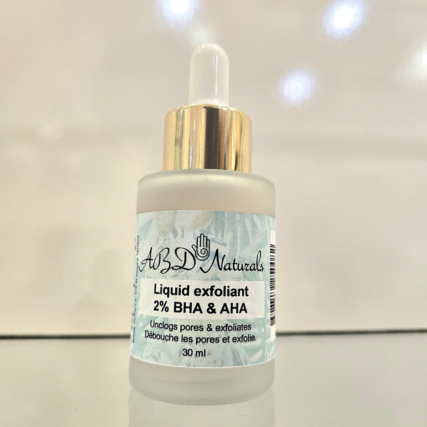 Liquid exfoliant serum 2% BHA & AHA for acne prone skin