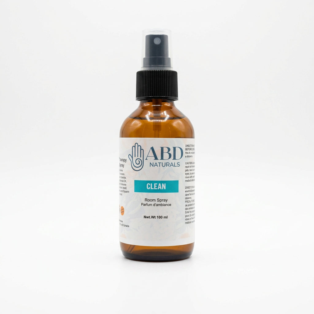 Clean room spray with lemongrass and eucalyptus by ABD Naturals