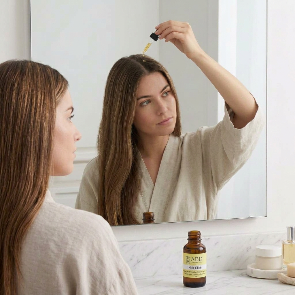 Hair Elixir - all natural scalp massaging oil.
