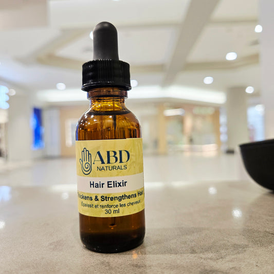 Hair Elixir - all natural scalp massaging oil.