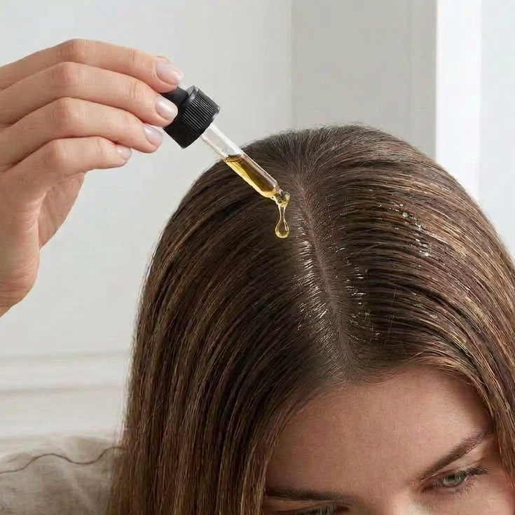 Hair Elixir - all natural scalp massaging oil.