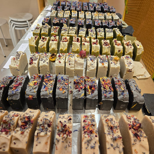 soap making class at ABD Naturals